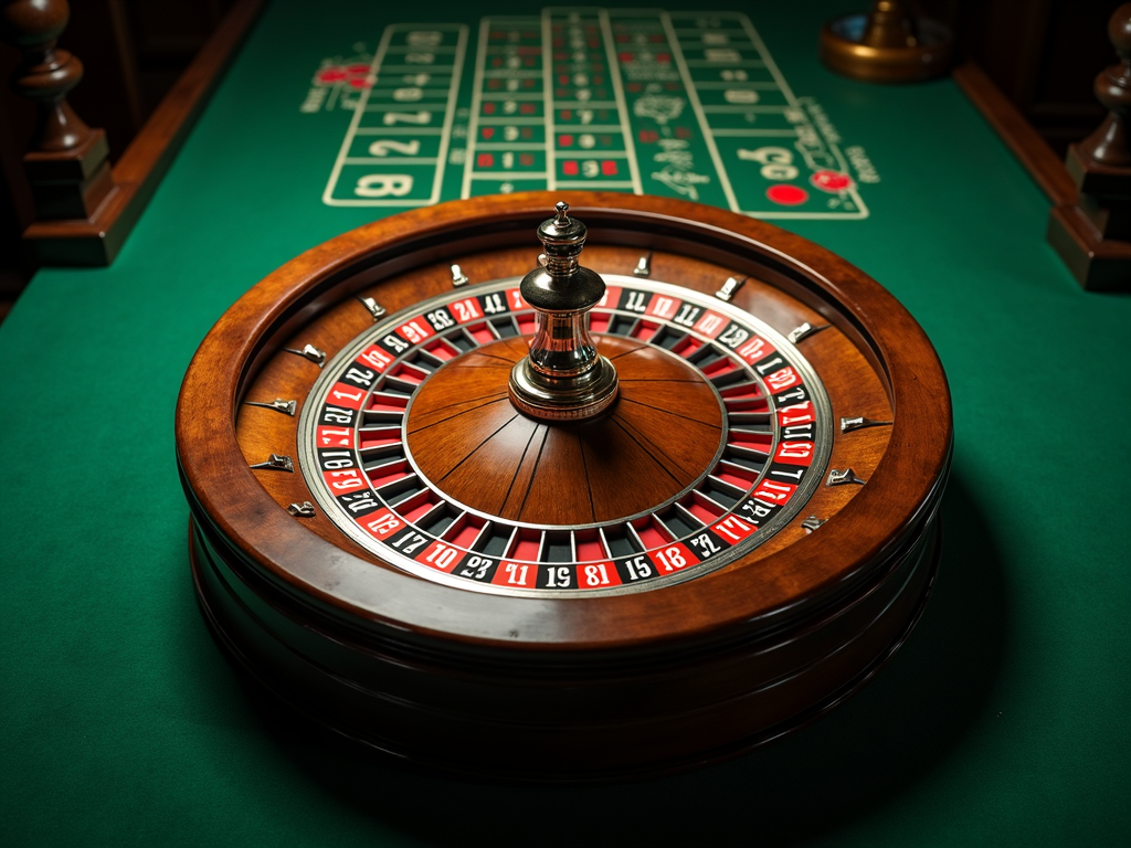 Un joueur de roulette en ligne sur son ordinateur portable avec des jetons et une roue de la roulette à l'écran