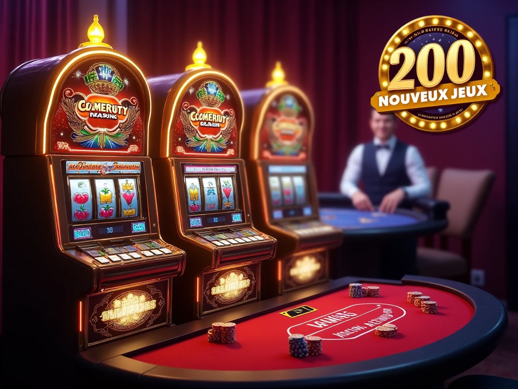 Machines à sous lumineuses au Golden Palace Casino, promesse de gains excitants