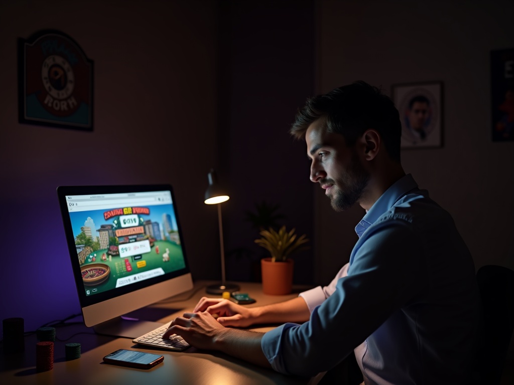 Homme satisfait dépôt réussi révolution casinos en ligne 2025