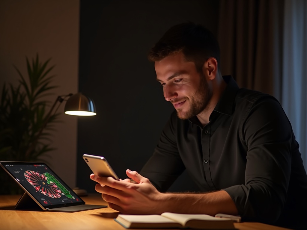 Jeune homme belge effectuant des dépôts instantanés sur casino en ligne