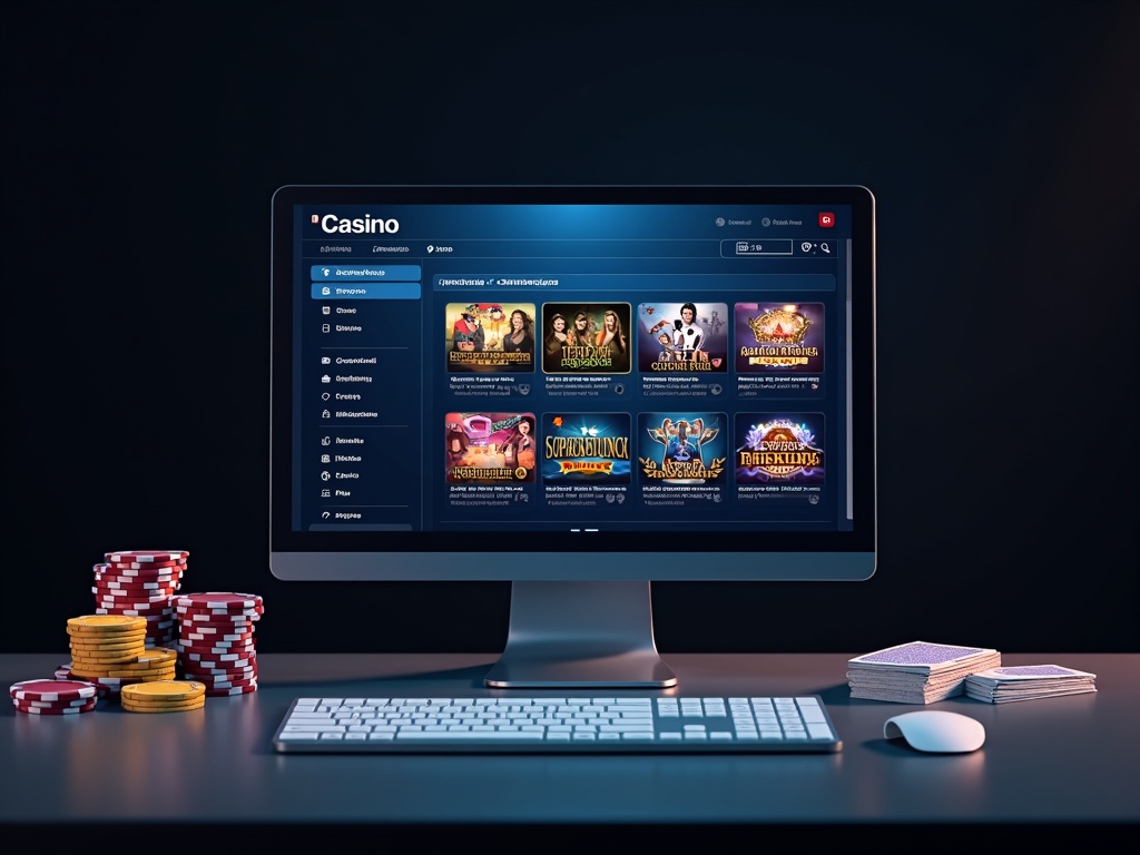 Interface de Magic Betting Casino affichée sur un écran d'ordinateur moderne