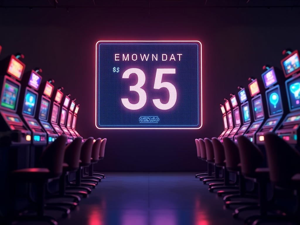 Écran affichant jackpot progressif casino en ligne atmosphère élégante