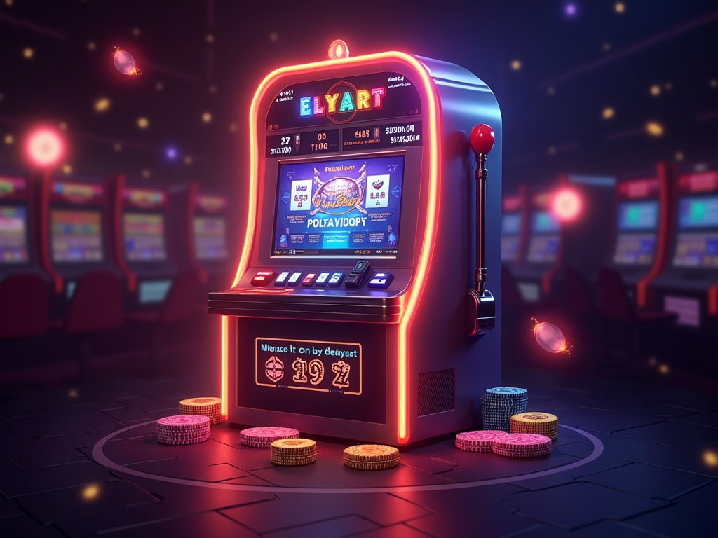 Machine à sous et jetons illustrent la volatilité sessions casino