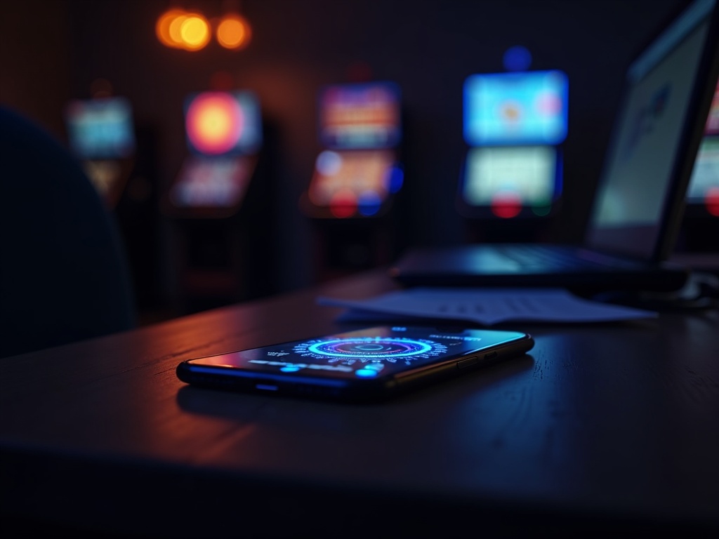 Écran crypto sur smartphone dans casino en ligne belge