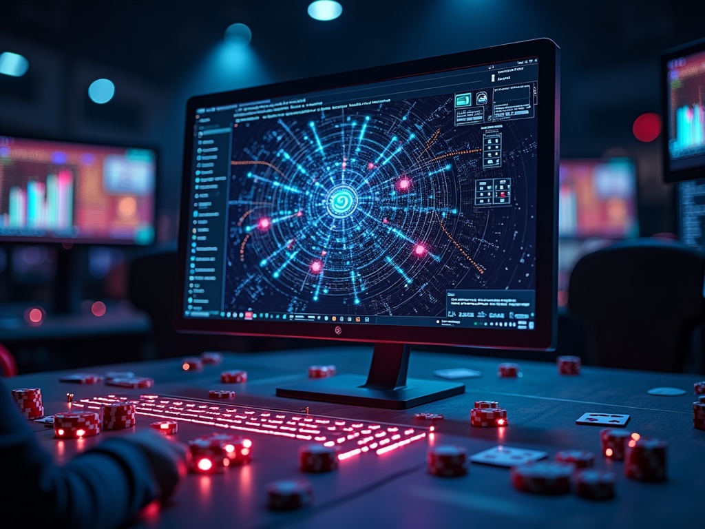 écran d'ordinateur affichant algorithmes secrets des casinos en ligne belges