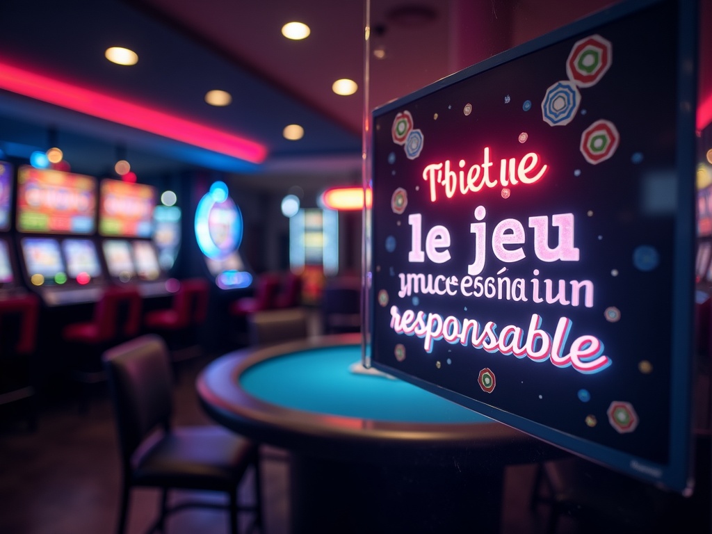 Napoleon Casino leader du jeu responsable en Belgique Panneau jeu responsable au Napoleon Casino Belgique dans une salle en ligne