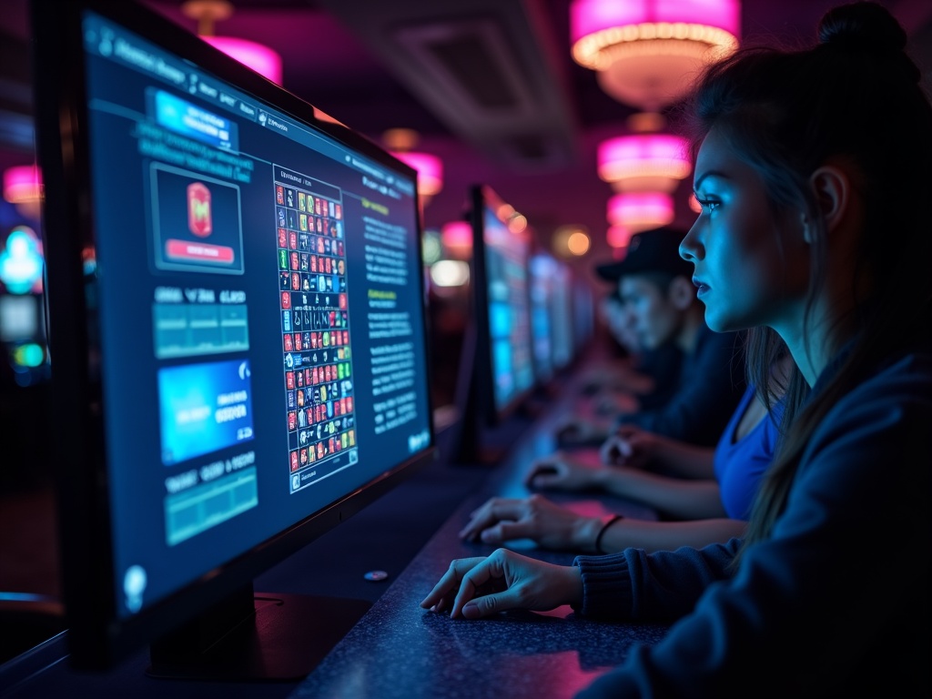 Écran dynamique illustrant jeux de hasard au Fortuna Casino en ligne