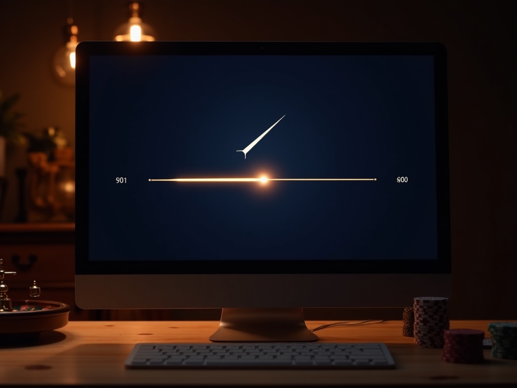 curseur réglant limites de mise sur interface Fortuna Casino moderne